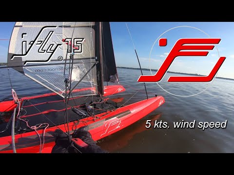 can iFLY15 be full foiling in 5kts./2Bft. of wind? // iFLY CodeF innovation // tutorial & clinics