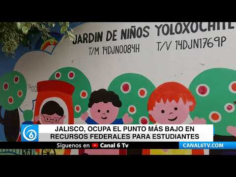 Video: Jalisco, ocupa el punto más bajo en recursos federales para estudiantes