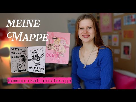 Meine Mappe für das Kommunikationsdesign -Studium🌞🌷