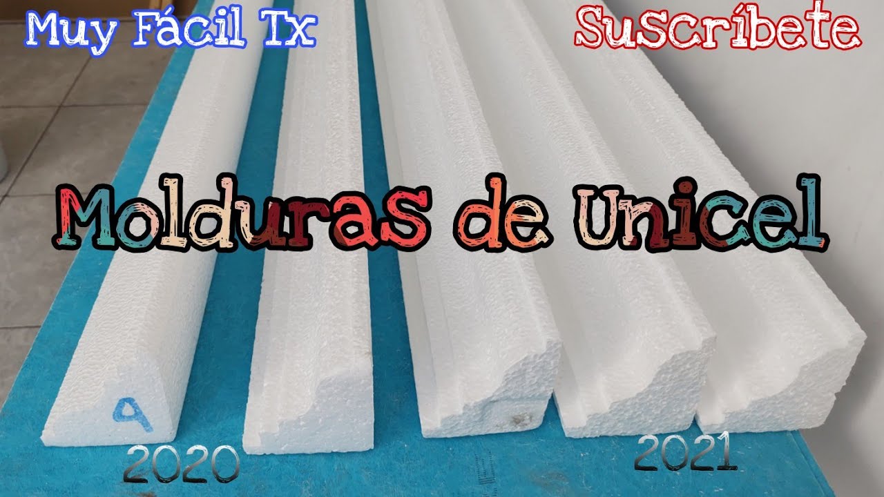 Molduras de Unicel 1 Parte