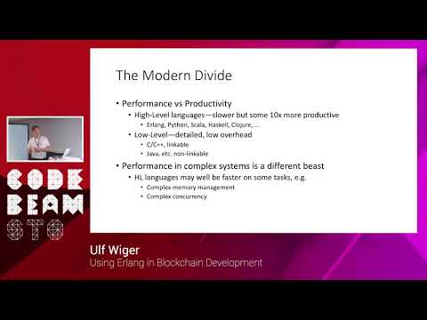Ulf Wiger - Using Erlang in Blockchain Development - Code BEAM STO