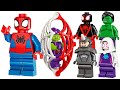 Spidey And His Amazing Friends LEGO Web Quarters HQ With Ghost Spider Spin 2 Compilation