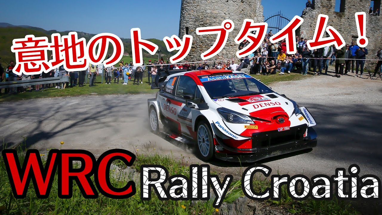 【ペダルカメラ】難関ターマック！WRC 世界ラリー選手権 第３戦 Rally Croatia SS14 車載映像【トップタイム】