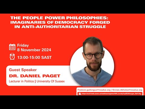 The People Power Philosophies: Imaginaries of Democracy Forged in Anti-Authoritarian Struggles