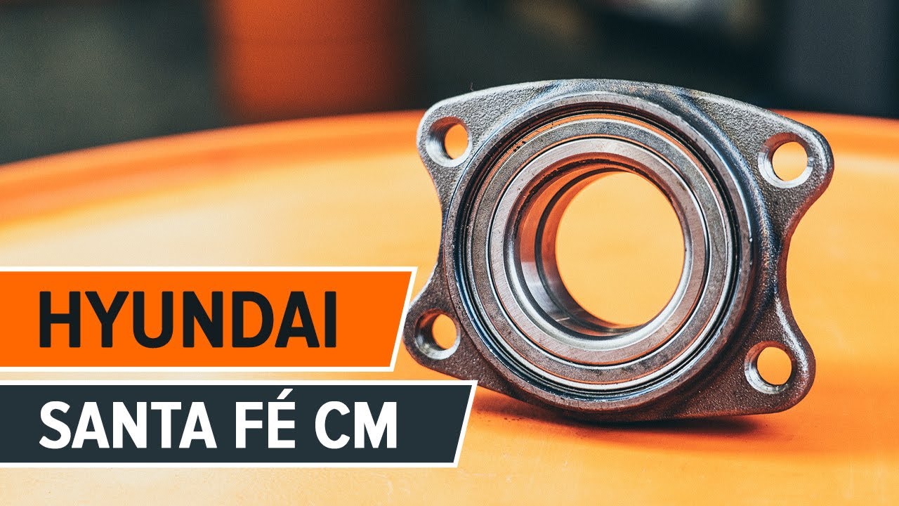 Come cambiare cuscinetto ruota della parte anteriore su Hyundai Santa Fe CM - Guida alla sostituzione