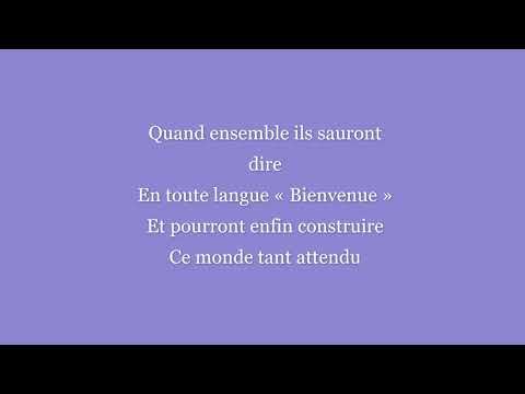 Hymne à la joie de Beethoven version française avec paroles