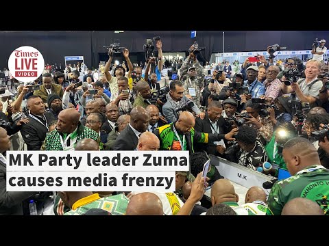 The moment Jacob Zuma arrived at the ROC