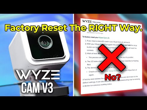 Wyze App Reset All Settings To Default
