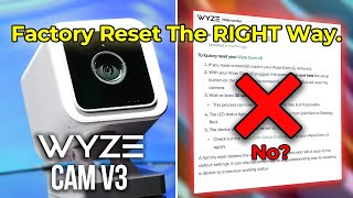 Wyze V3 Factory Reset Guide (FULL Instructions)