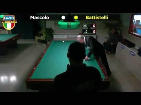 Battistelli vs Mascolo - Gara Nazionale Open CSB New Club 93 Roma - 12/20 Novembre 2016