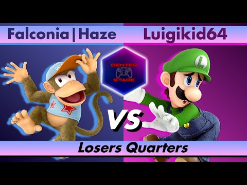 Center Stage #38 Collision Prelocal - Falconia Haze (Diddy) vs Luigikid64 (Luigi) - Smash Bros SSBU