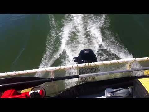 Hobie Cat 16 Pontoon Fishing Boat ( Modified) Performance Test