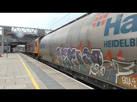 66756 6V84 Clitheroe Castle Cement Gb   Avonmouth Hanson Sdg Gbrf