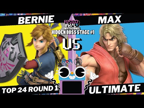 Hidden Boss Stage #1 Top 24 Round 1 - Bernie (Link) Vs. Max (Terry, Ken) - SSBU