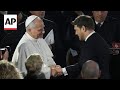 Michael Bublé performs at the Vatican with Pope Leo XIV in attendance
