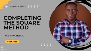 Download the video "How to Solve Quadratic Equations Using Completing the Square Method"