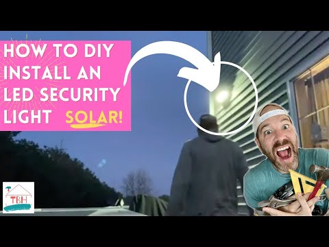 🔥 How to Install an LED Solar Flood Light For Home Security (Motion)➔ Step-by-Step Instructions