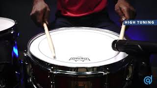 Video thumbnail for Drum Review: Remo Pinstripe Coated Snare Batter Drum Head by Michael Oloyede
