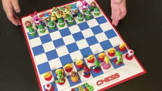 Super Mario Chess Unboxing and Demonstration