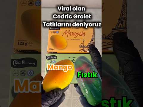 Cedric Grolet's viral desserts now come in mango and pistachio flavor. #cedricgrolet #dessert #di...