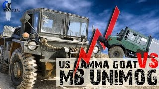 preview picture of video 'Jeep Wrangler | GammaGoat vs. MB Unimog (Offroadpark Langenaltheim)'