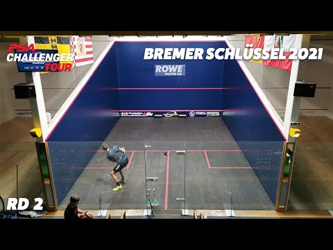 LIVE SQUASH: Bremer Schlüssel 2021 - Rd 2