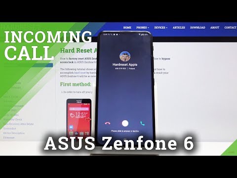 Incoming Call Screen in ASUS ZenFone 6 – Available Call Settings