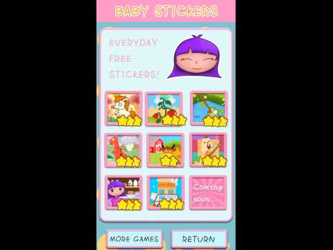 Dora baby stickers book games Video