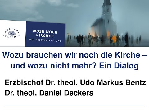 Montagsakademie am 03.11.2025 - Erzbischof Dr. theol. Udo Markus Bentz & Dr. theol. Daniel Deckers