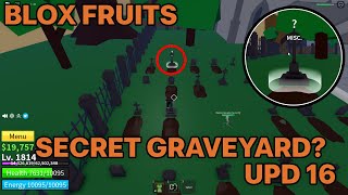 🎃BloxFruits UPD 16 Secret Graveyard! | Roblox🎃