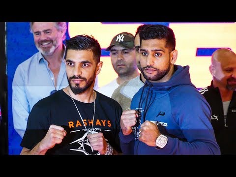 Amir Khan SURREAL SCENES, arrives in Saudi Arabia, faces down Billy Dib