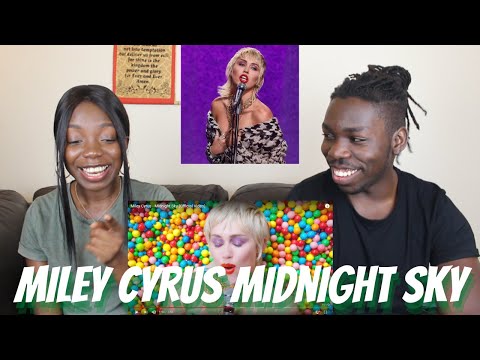 Miley Cyrus - Midnight Sky (Official Video) - REACTION