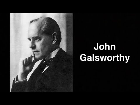 John Galsworthy. English novelist | English