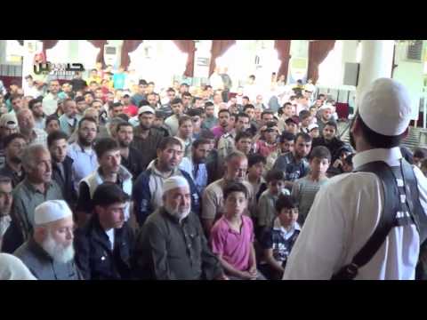 كلمة الشيخ سعيد درويش رئيس الهيئة الشرعية في دمشق وريفها في تشييع عمر درويش