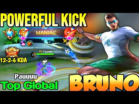 BRUNO BEST BUILD IN 2021 | TOP GLOBAL BRUNO Pauuuu - MOBILE LEGENDS