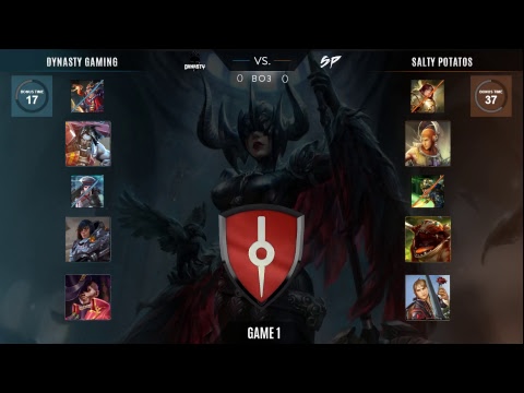 Dynasty Gaming vs Salty Potatos - EU Week 2 Split 2 - Summer 2017