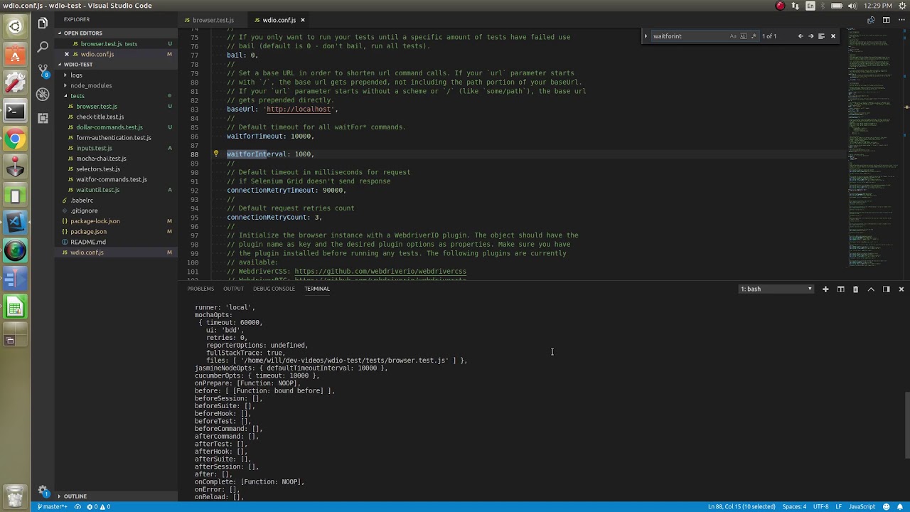 14 Global browser and driver objects - WebdriverIO