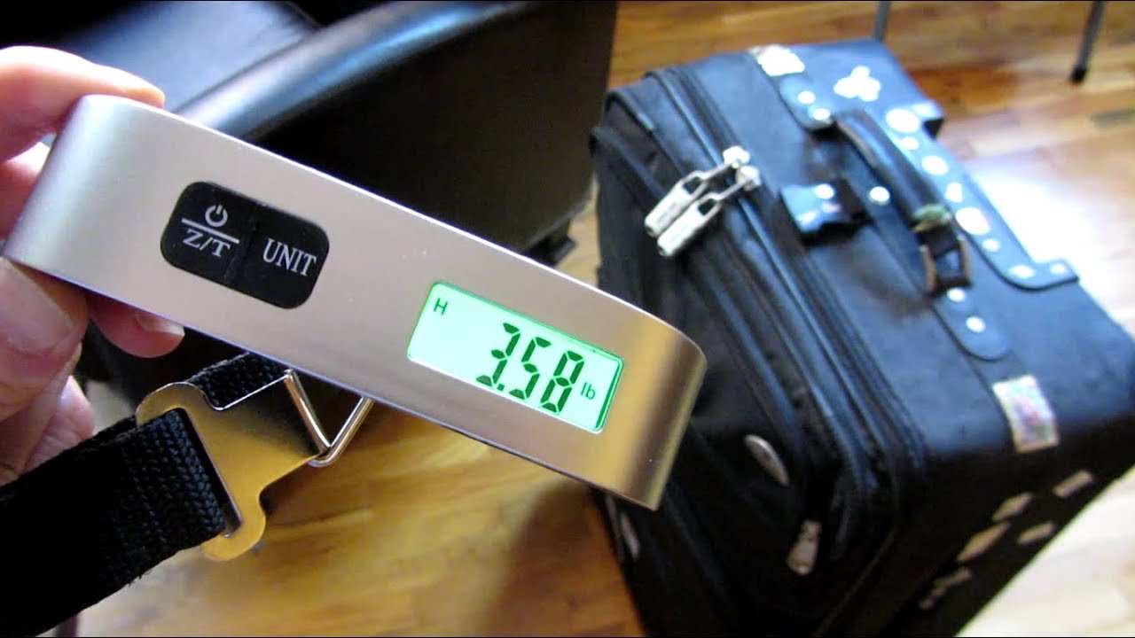 Balance à bagages numérique 50 kg/110 lb pour voyage video thumbnail