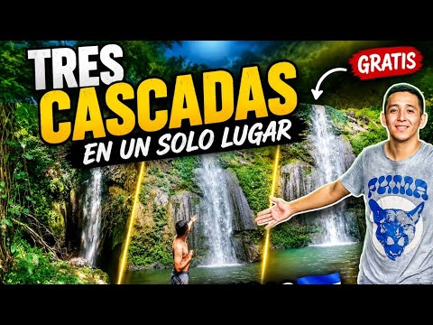 Nuevo circuito de tres cascadas en estánsuelas Usulután 😍 una de ellas es un volcán extinto 😱