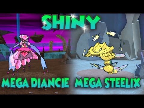 SHINY MEGA STEELIX & SHINY MEGA DIANCIE! - Pokemon Brick Bronze