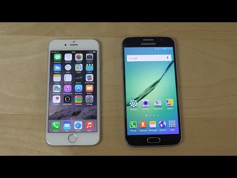 iPhone 6 iOS 8.4 Beta 3 vs. Samsung Galaxy S6 - Speed Test! (4K)