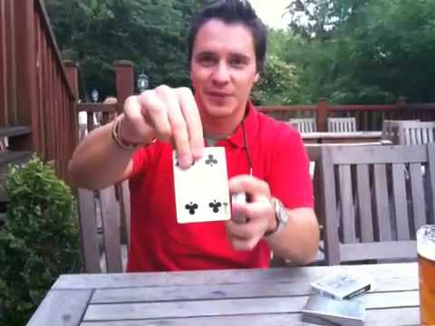 James Anthony card magic vanish David blaine