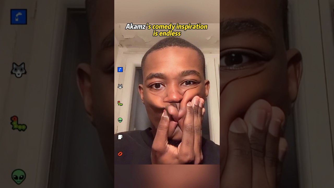 Akamz's comedy inspiration is endless😆 #trend#Akamz#reaction#funny#shorts