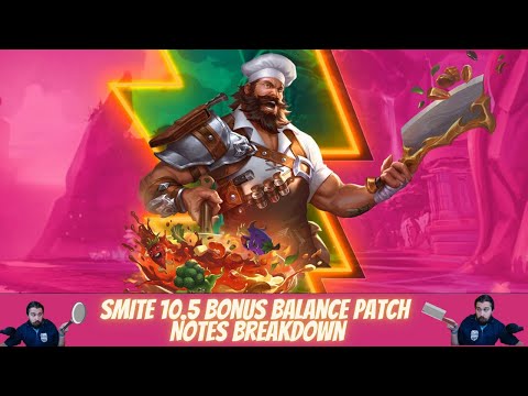 Smite VShojo 10.5 Bonus Balance Patch Notes Breakdown