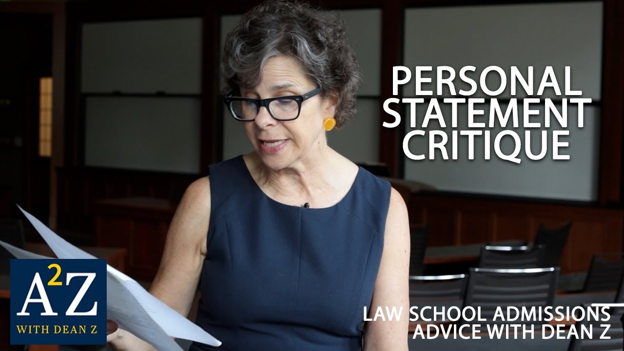 A2Z S5 E07: Personal Statement Critique