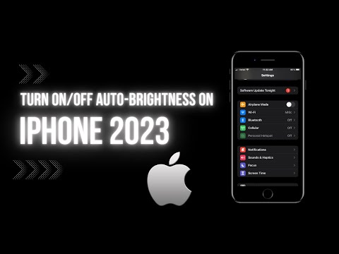 How To Turn On/Off Auto-Brightness On iPhone