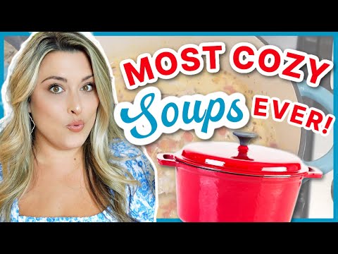 The 4 MOST COZY Soups I've EVER made!! | Comfort Food that's EASY to make!