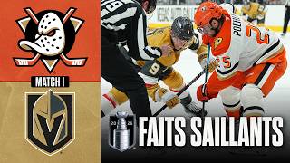 Ducks vs Golden Knights, match no 1 | 04/05/26 | Faits saillants