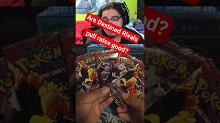 Ripping Destined Rival packs #pokemontcg #pokemoncards #fyp