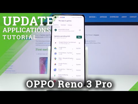 How to Check for Apps Updates in OPPO Reno Pro 3 – Install New Version